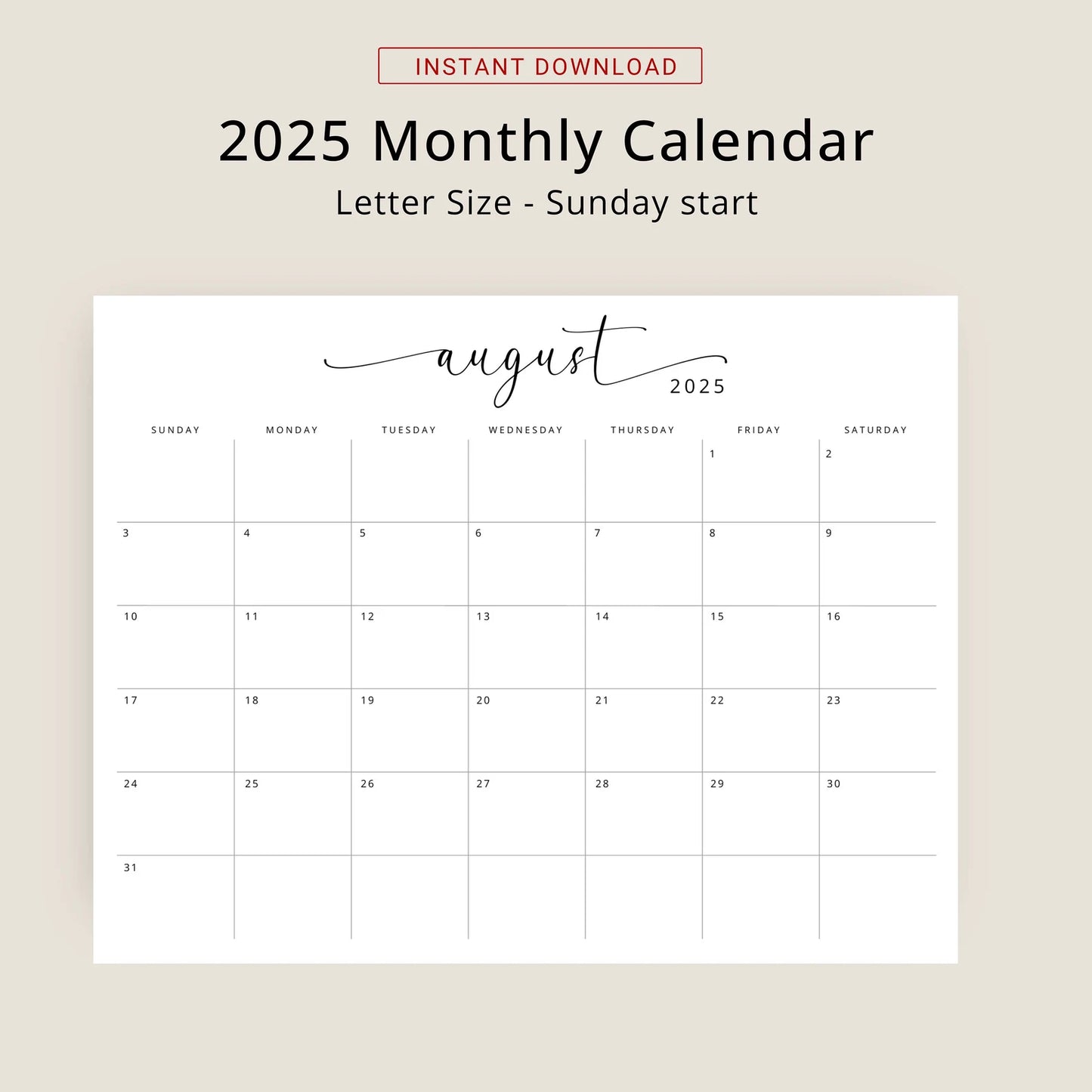 Agenda paysage LL