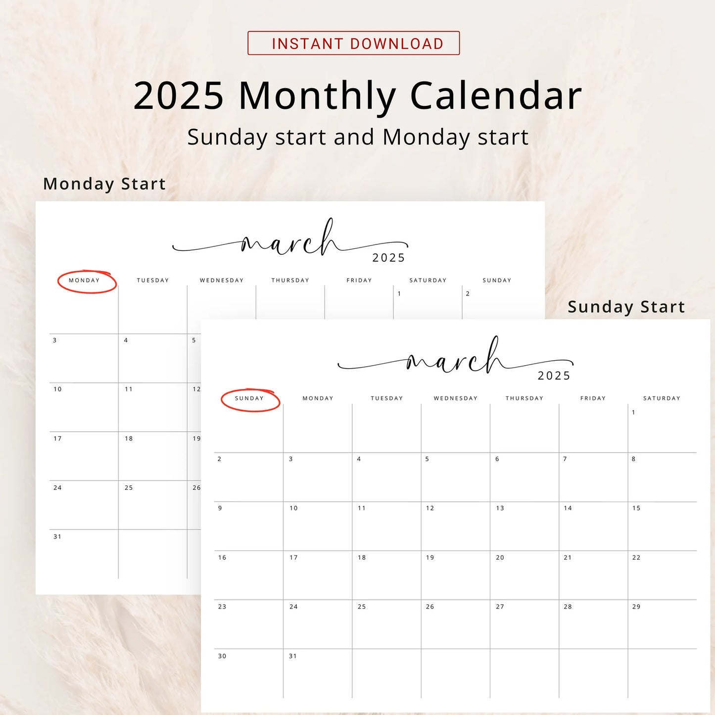 Agenda paysage LL